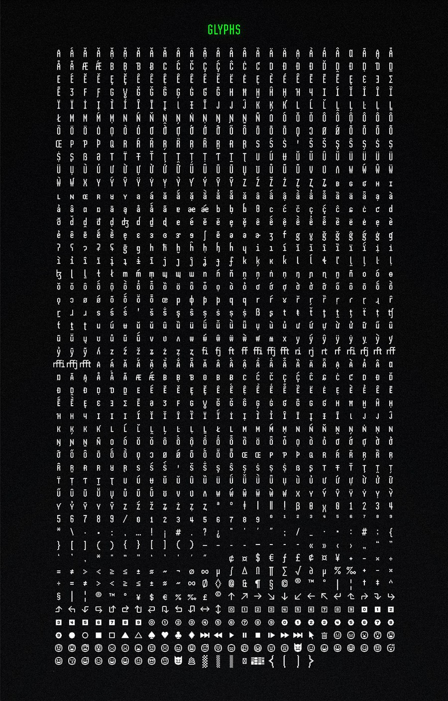 复古有趣像素风艺术美学位图海报设计英文字体包 设计素材 第5张-素材湾丨精选海外优质设计素材资源 复古有趣像素风艺术美学位图海报设计英文字体包 设计素材 sucaiwan.com