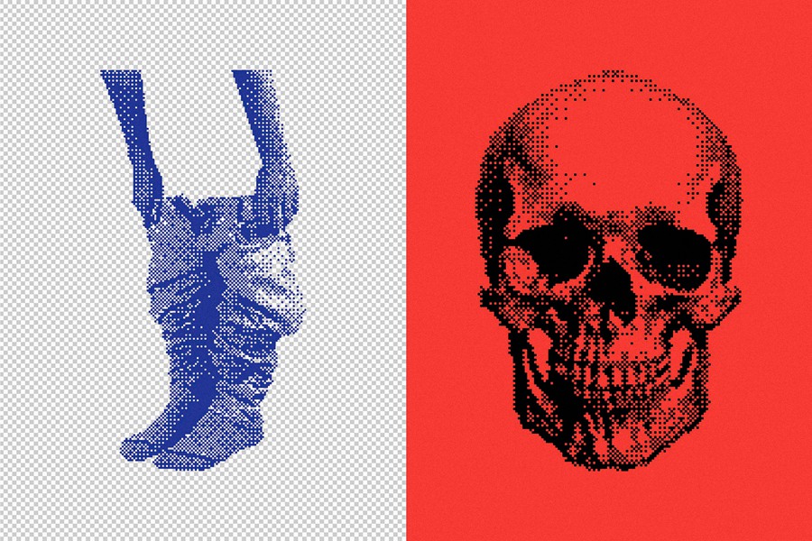 144款复古潮流艺术科幻半调抽象VHS低保真怀旧元素AI矢量设计素材 144 Dithering Bitmap Vector Shapes . 第3张-素材湾丨精选海外优质设计素材资源 144款复古潮流艺术科幻半调抽象VHS低保真怀旧元素AI矢量设计素材 144 Dithering Bitmap Vector Shapes . sucaiwan.com