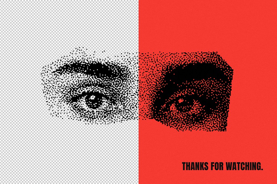 144款复古潮流艺术科幻半调抽象VHS低保真怀旧元素AI矢量设计素材 144 Dithering Bitmap Vector Shapes . 第15张-素材湾丨精选海外优质设计素材资源 144款复古潮流艺术科幻半调抽象VHS低保真怀旧元素AI矢量设计素材 144 Dithering Bitmap Vector Shapes . sucaiwan.com