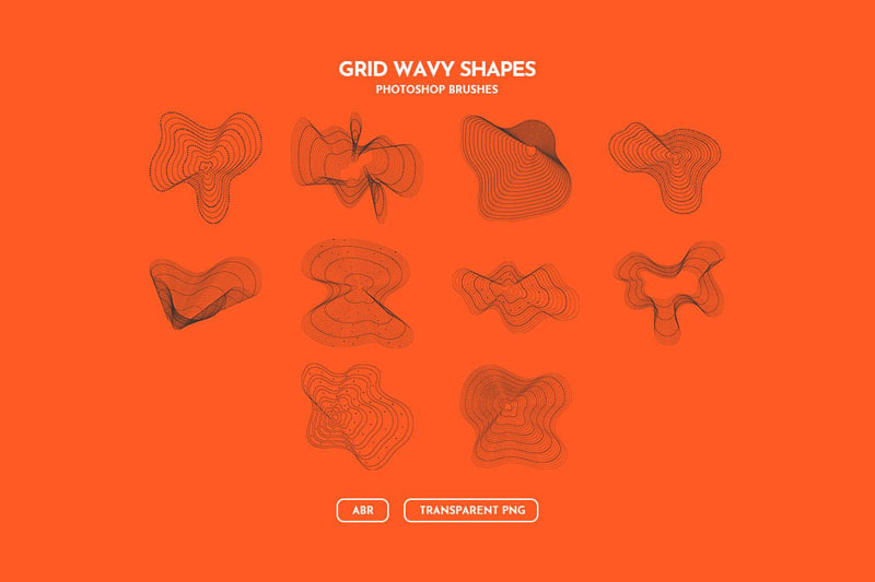 波浪格栅图案PS笔刷 笔刷资源 第2张-素材湾丨精选海外优质设计素材资源 波浪格栅图案PS笔刷 笔刷资源 sucaiwan.com