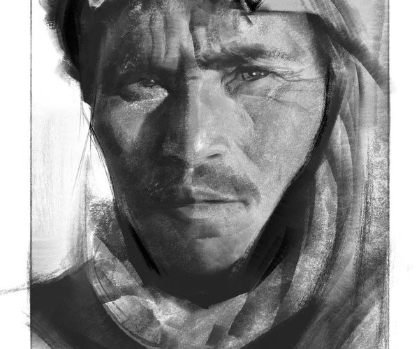 木炭和石墨绘图艺术PS笔刷 笔刷资源 sucaiwan.com