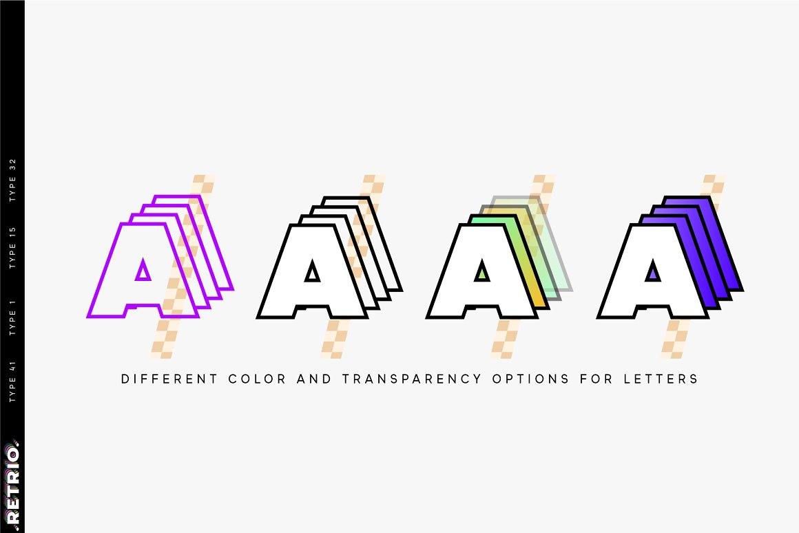 英文字体:潮流多彩动态杂志美学移动渐变透明海报设计标题字体 Retrio. OTF-SVG Color Family 设计素材 第4张-素材湾丨精选海外优质设计素材资源 英文字体:潮流多彩动态杂志美学移动渐变透明海报设计标题字体 Retrio. OTF-SVG Color Family 设计素材 sucaiwan.com