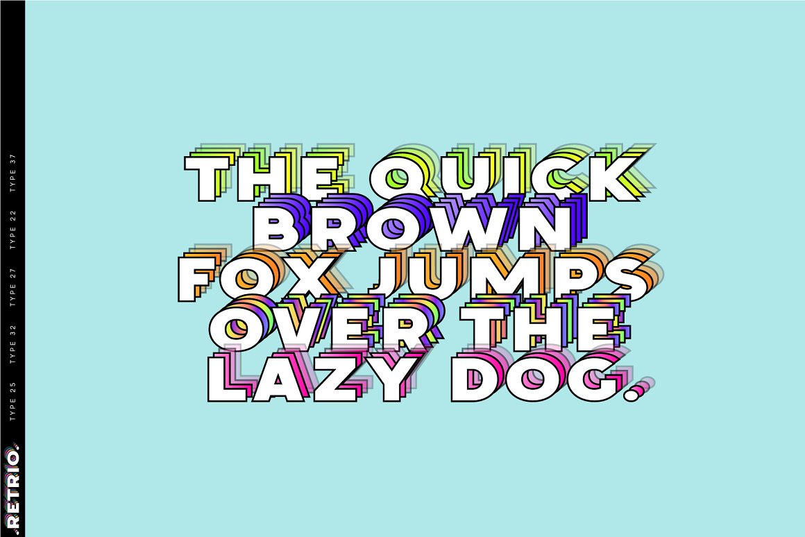 英文字体:潮流多彩动态杂志美学移动渐变透明海报设计标题字体 Retrio. OTF-SVG Color Family 设计素材 第7张-素材湾丨精选海外优质设计素材资源 英文字体:潮流多彩动态杂志美学移动渐变透明海报设计标题字体 Retrio. OTF-SVG Color Family 设计素材 sucaiwan.com