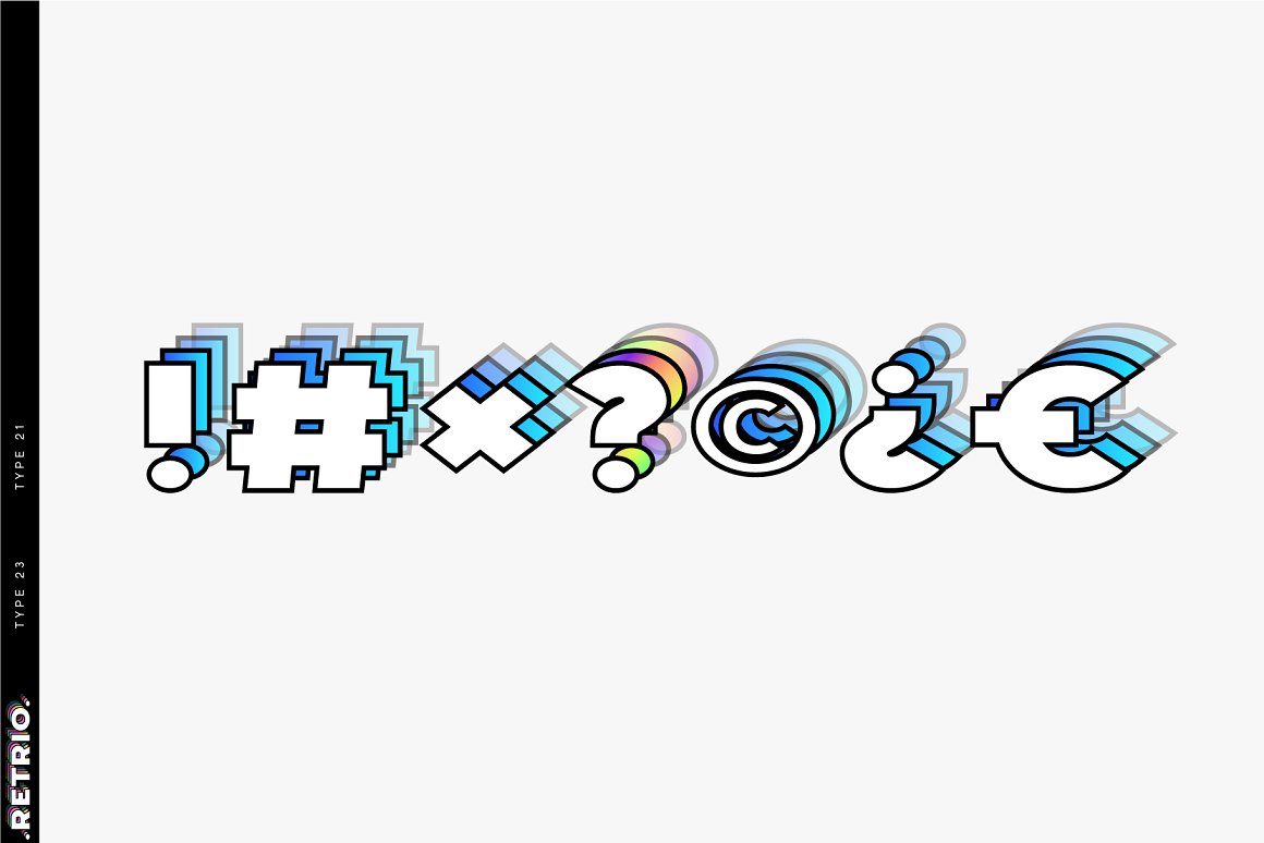 英文字体:潮流多彩动态杂志美学移动渐变透明海报设计标题字体 Retrio. OTF-SVG Color Family 设计素材 第8张-素材湾丨精选海外优质设计素材资源 英文字体:潮流多彩动态杂志美学移动渐变透明海报设计标题字体 Retrio. OTF-SVG Color Family 设计素材 sucaiwan.com