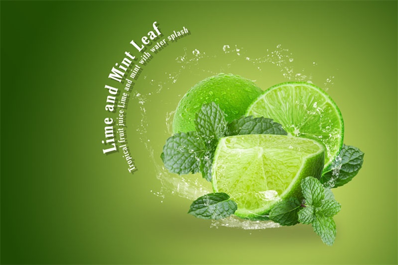 12款新鲜的水果切片水果海报PSD模板 设计素材 sucaiwan.com