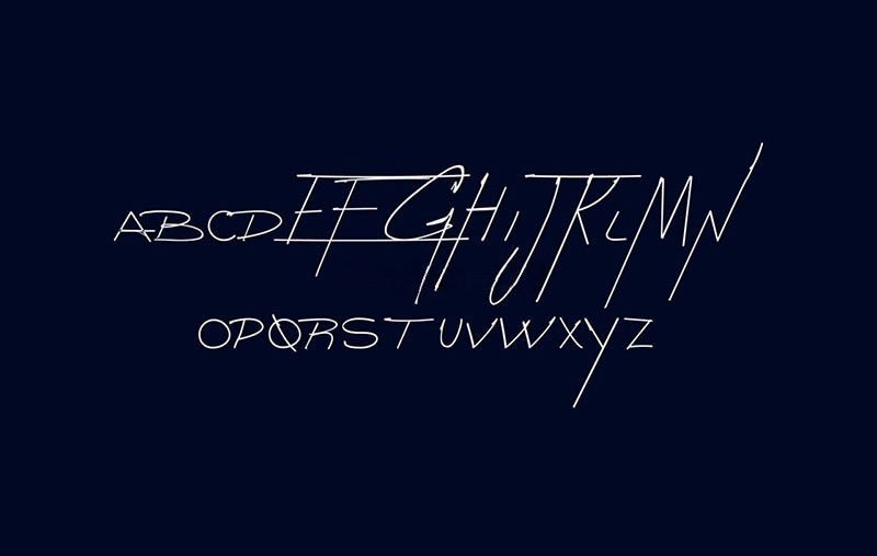 Good Night手写英文字体 设计素材 sucaiwan.com