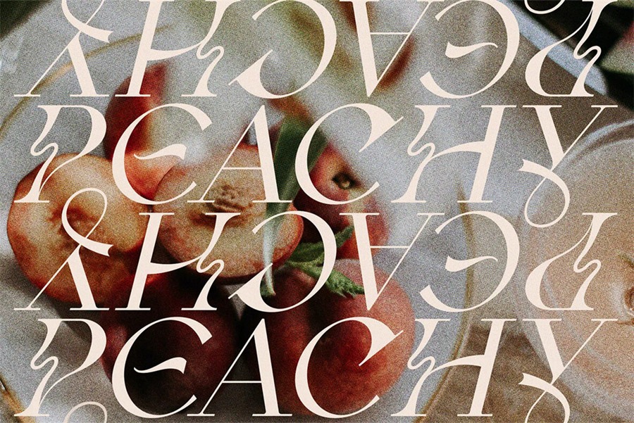 英文字体：创意复古无/衬线二重奏标题海报设计字体 Fleur Display Font Duo 设计素材 sucaiwan.com