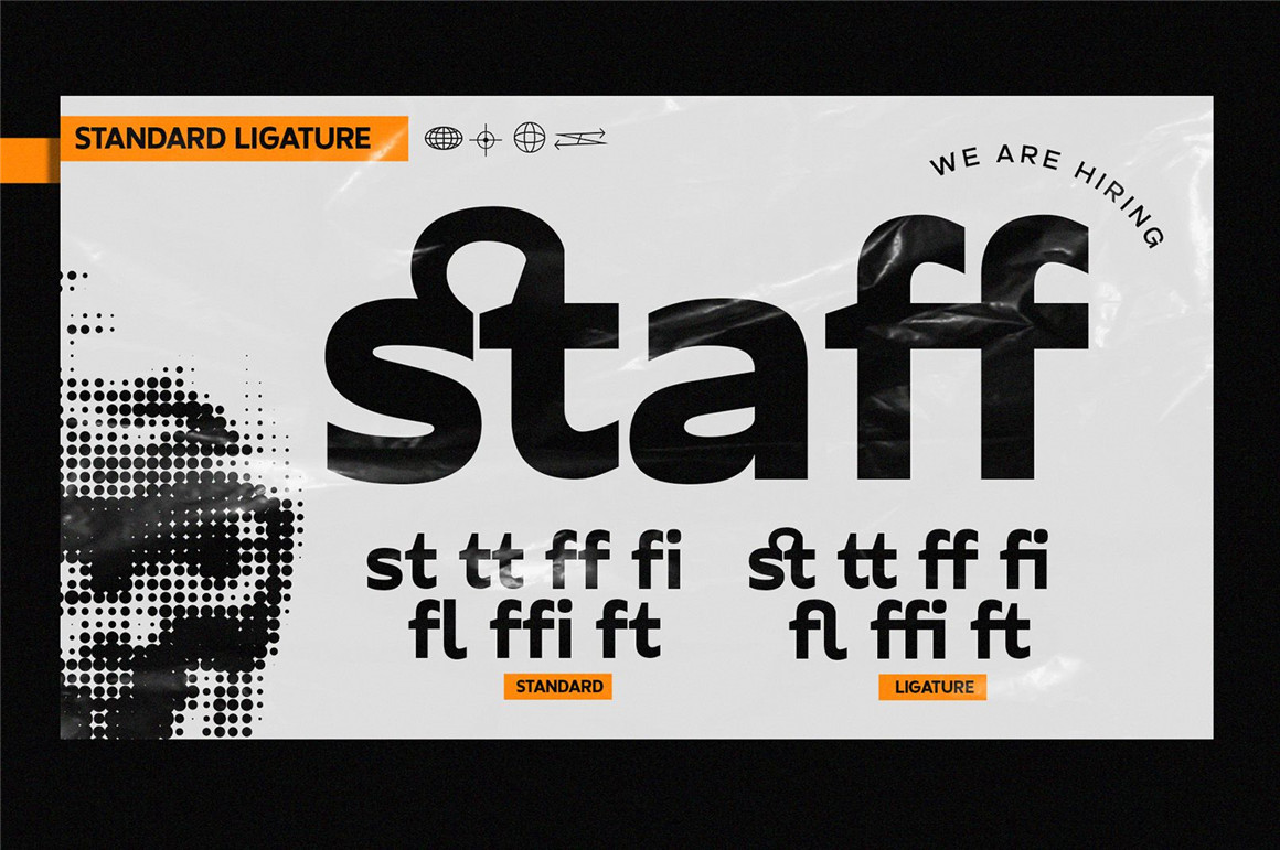 英文字体：时尚潮流都市风宽体粗体杂志海报排版标题LOGO设计无衬线字体包 Clogard 设计素材 sucaiwan.com