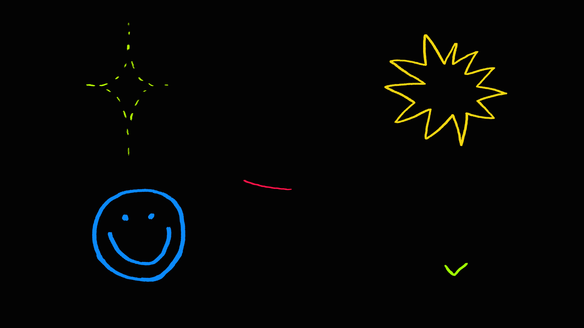 200+手绘线条数字形状画笔标记涂鸦油漆灰尘划痕4k视频素材 影视音频 sucaiwan.com