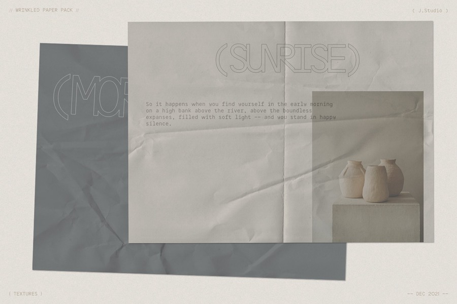 80款高清复古褶皱折痕纸张肌理纹理材质贴图背景图片设计素材 Wrinkled Paper Pack – 70+ PNG Files 图片素材 第6张-素材湾丨精选海外优质设计素材资源 80款高清复古褶皱折痕纸张肌理纹理材质贴图背景图片设计素材 Wrinkled Paper Pack – 70+ PNG Files 图片素材 sucaiwan.com