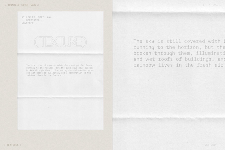 80款高清复古褶皱折痕纸张肌理纹理材质贴图背景图片设计素材 Wrinkled Paper Pack – 70+ PNG Files 图片素材 第8张-素材湾丨精选海外优质设计素材资源 80款高清复古褶皱折痕纸张肌理纹理材质贴图背景图片设计素材 Wrinkled Paper Pack – 70+ PNG Files 图片素材 sucaiwan.com