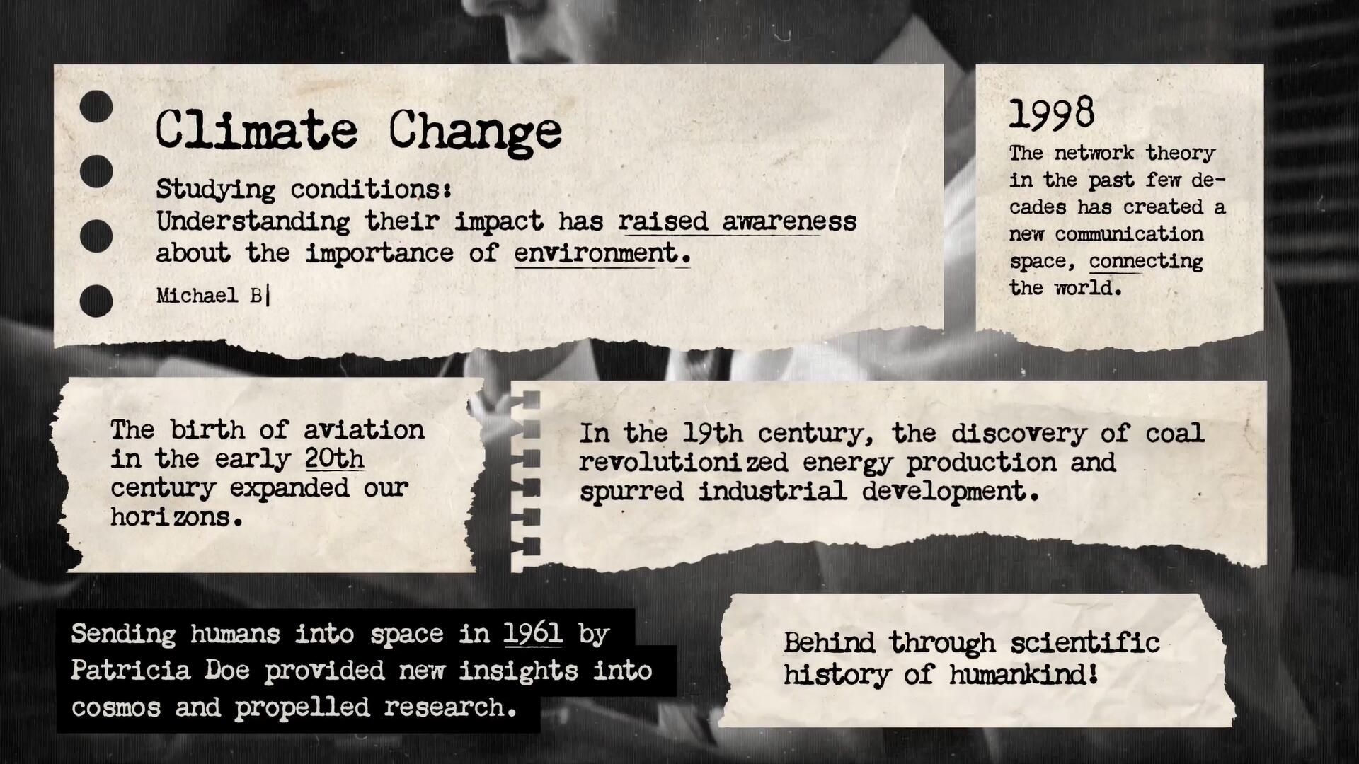 AE模板：复古氛围打字机效果撕纸背景纹理动画 , sucaiwan.com