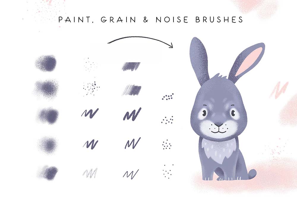 Procreate森林主题绘本笔刷套装 , 第2张-素材湾丨精选海外优质设计素材资源 Procreate森林主题绘本笔刷套装 , sucaiwan.com