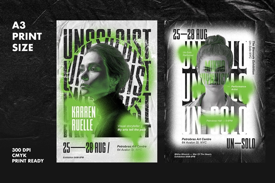 新潮嘻哈说唱绿色喷雾都市风格艺术家活动海报PSD模板 设计素材 第2张-素材湾丨精选海外优质设计素材资源 新潮嘻哈说唱绿色喷雾都市风格艺术家活动海报PSD模板 设计素材 sucaiwan.com