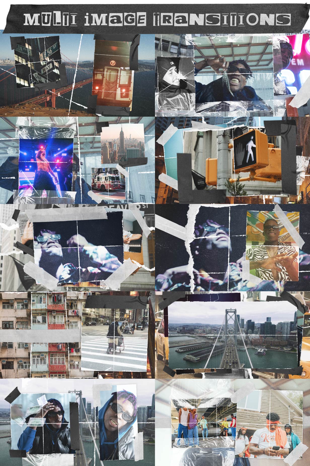 AE模板: 创意情绪风格快闪拼贴定格动画撕纸转场视觉效果 影视音频 第3张-素材湾丨精选海外优质设计素材资源 AE模板: 创意情绪风格快闪拼贴定格动画撕纸转场视觉效果 影视音频 sucaiwan.com