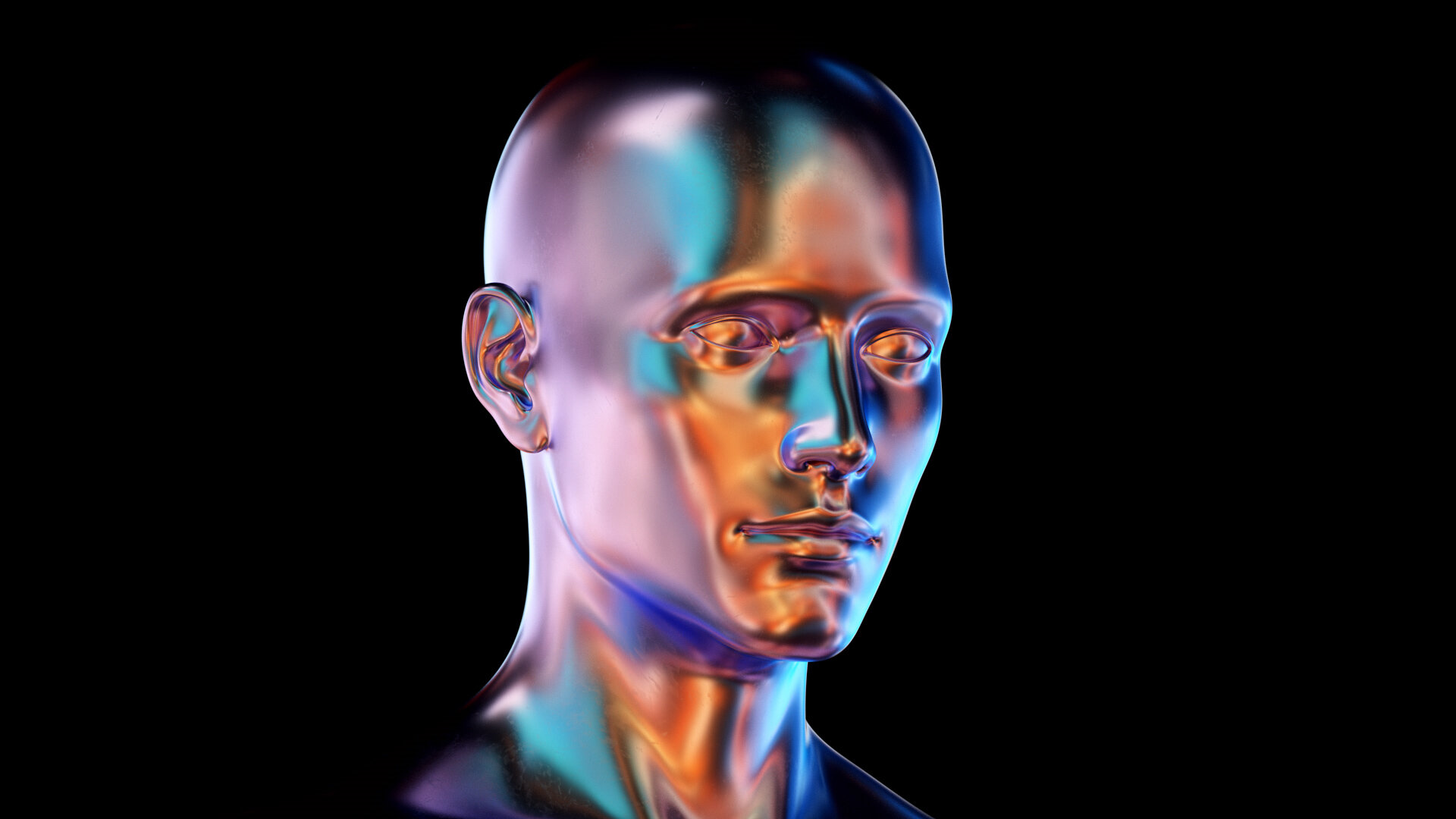 COLLAB STUDIO 36+新潮全息酸性艺术感抽象3D金属渐变物料元素视频素材 3D ELEMENTS 影视音频 sucaiwan.com