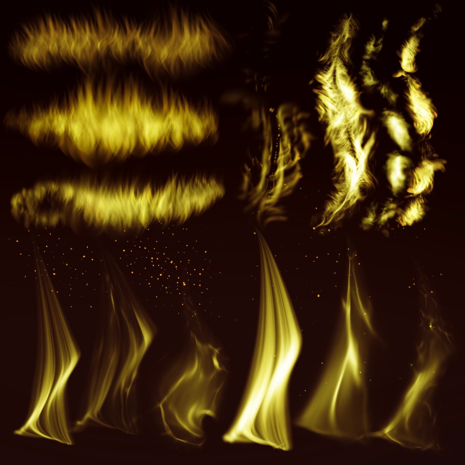 66个逼真后期特效Procreate笔刷 , sucaiwan.com