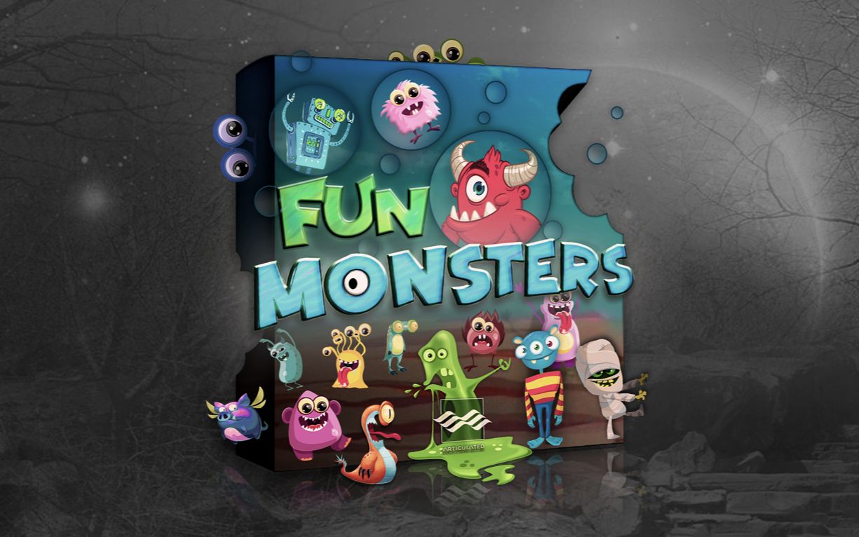 无损音效！2096个可爱有趣喜剧卡通小怪兽游戏声音，适用于卡通游戏项目 影视音频 sucaiwan.com