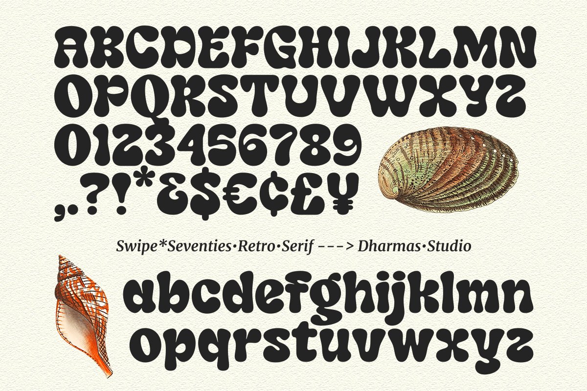 英文字体:70年代复古粗体风格大胆斜体柔和杂志海报封面字体 Swipe - Seventies Retro Typeface 设计素材 第12张-素材湾丨精选海外优质设计素材资源 英文字体:70年代复古粗体风格大胆斜体柔和杂志海报封面字体 Swipe - Seventies Retro Typeface 设计素材 sucaiwan.com