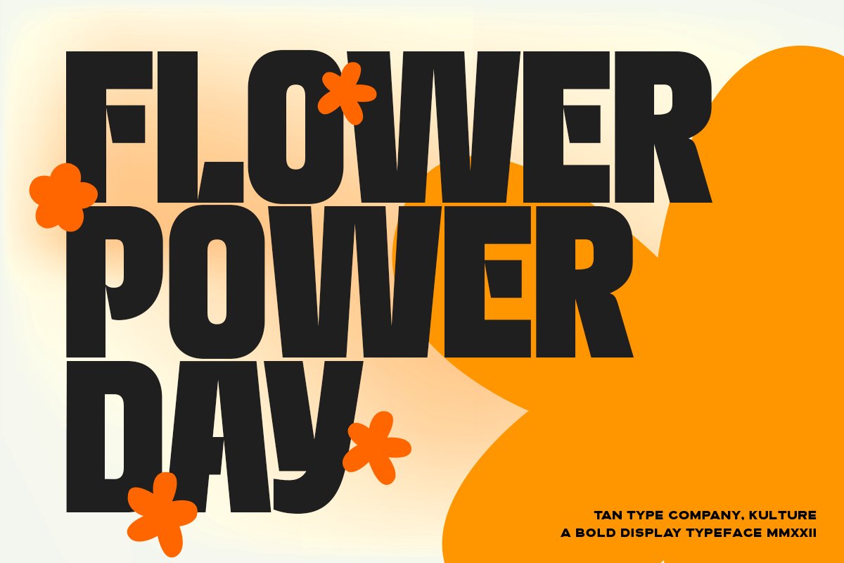 英文字体：复古大胆现代独特挤压杂志紧凑标题无衬线字体 TAN - KULTURE 设计素材 sucaiwan.com