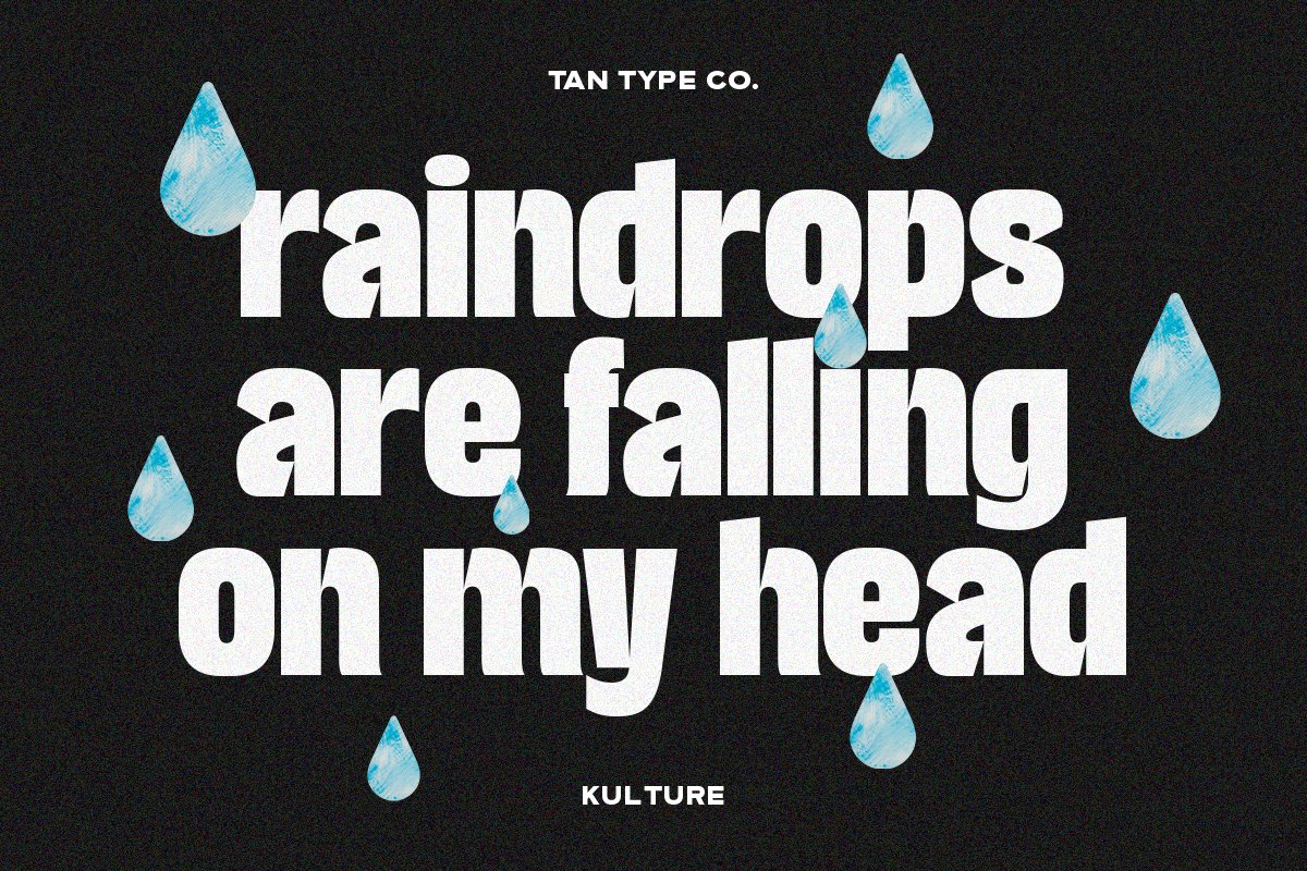 英文字体：复古大胆现代独特挤压杂志紧凑标题无衬线字体 TAN - KULTURE 设计素材 sucaiwan.com