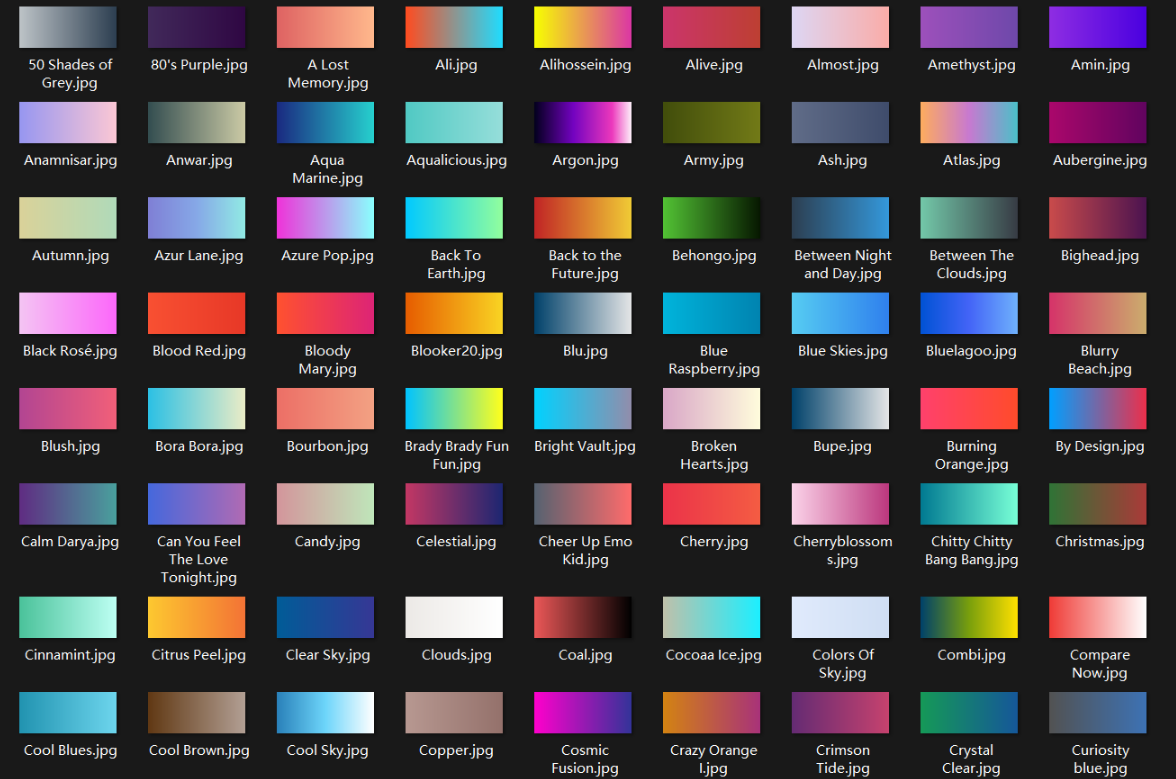 PS渐变背景素材——335个渐变背景图片素材，photoshop设计素材 图片素材 sucaiwan.com