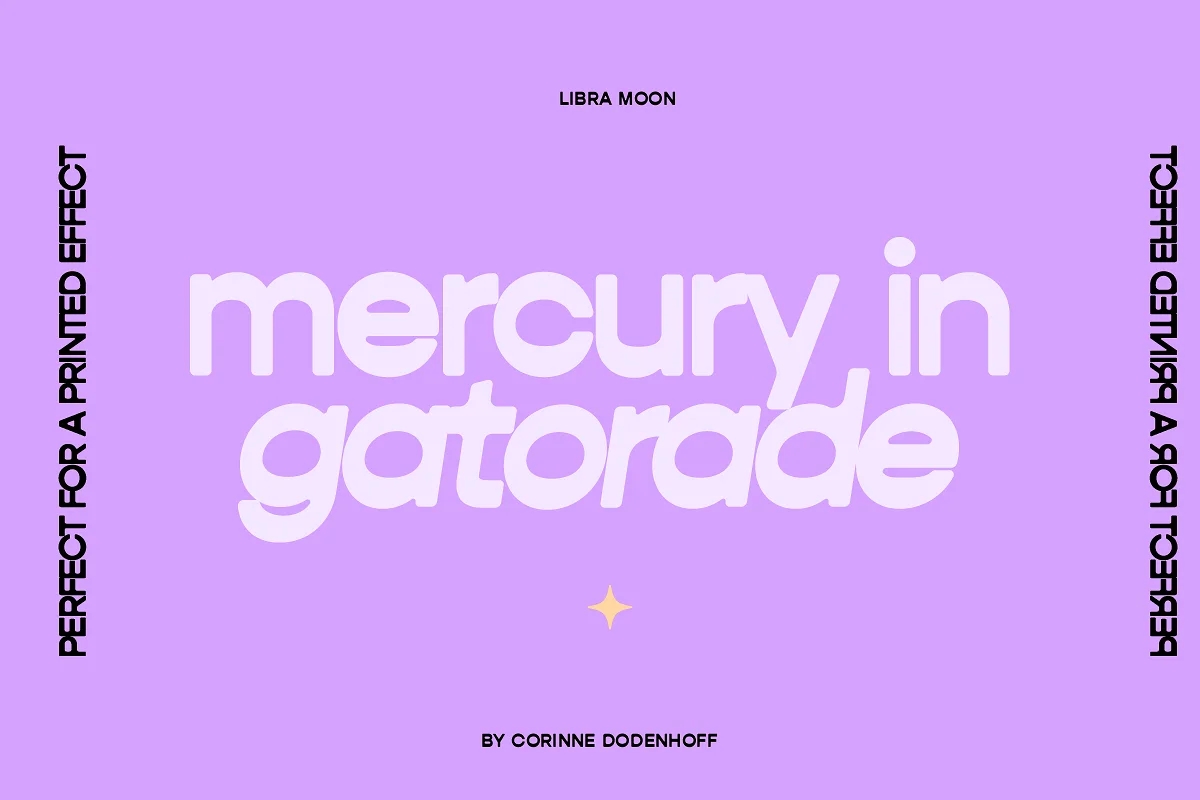 时尚圆角杂志海报LOGO徽标设计PSAI无衬线粗体英文安装包 Libra: A Funky Reverse Weight Font , sucaiwan.com