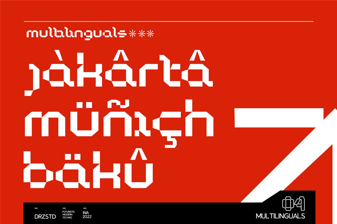 Sitewalk 未来派暗黑机能科幻像素风格海报封面英文字体 Futuristic Pixel Font 设计素材 sucaiwan.com