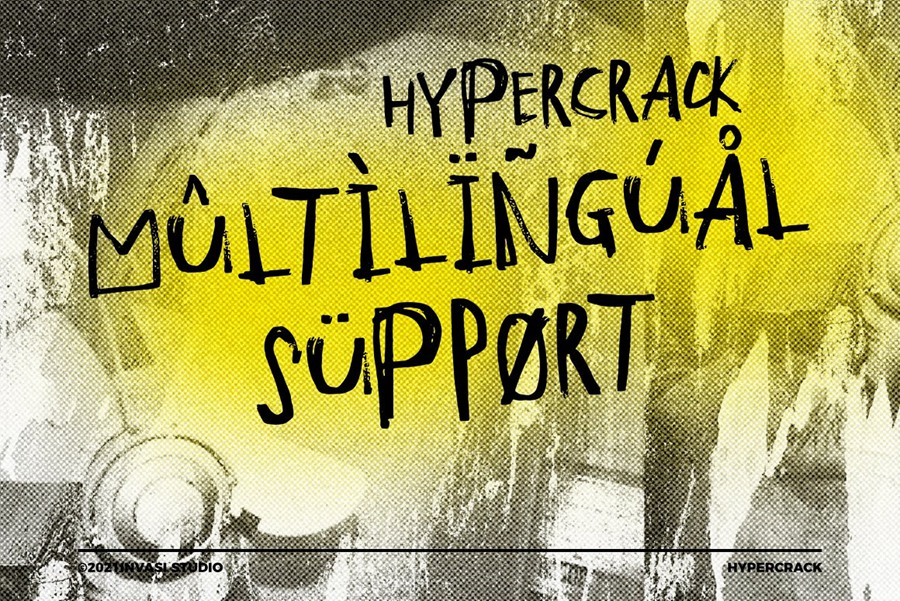 新潮现代趣味手写涂鸦手绘风格大写英文字体 Invasi Studio Scribbles Font 设计素材 sucaiwan.com
