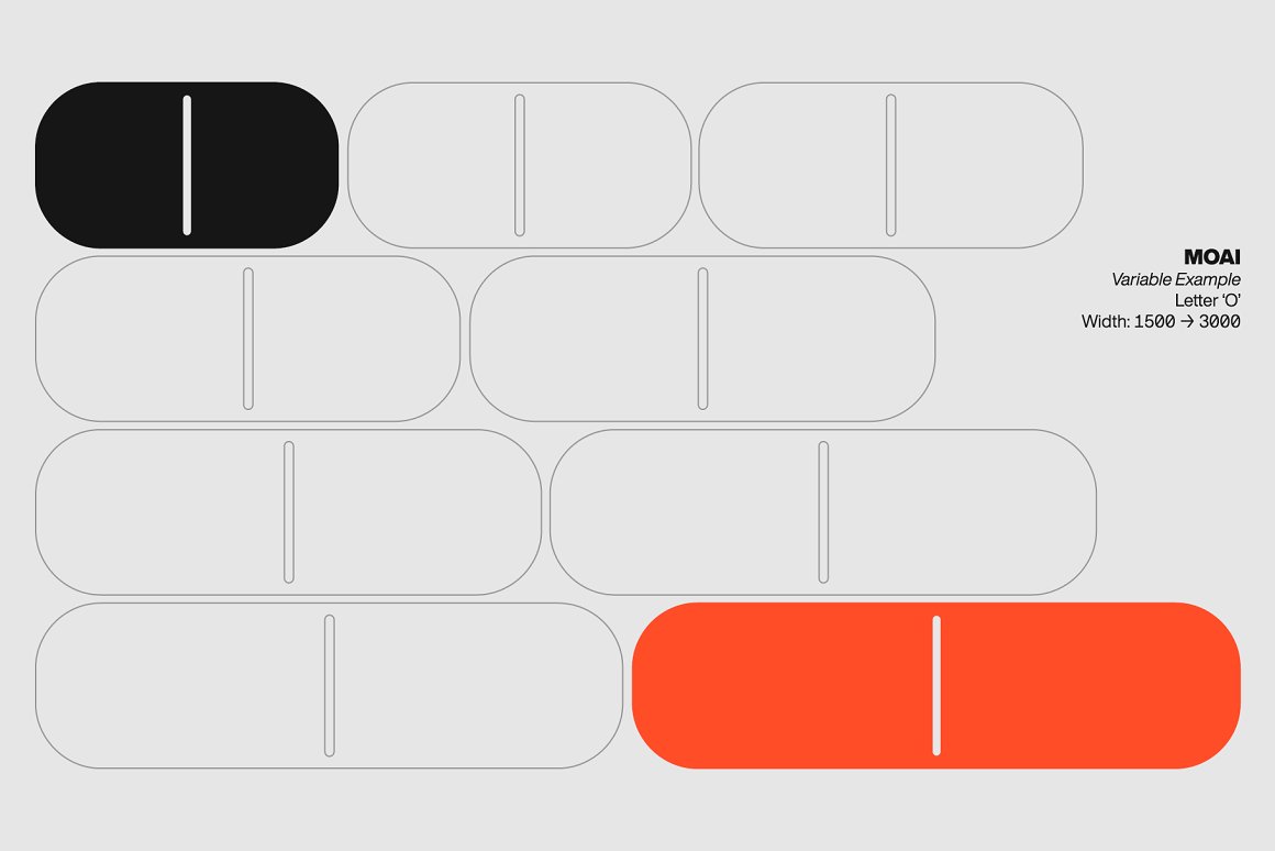 英文字体:新野兽派产品包装海报杂志标题LOGO徽标设计PS粗体英文字体 Moai Variable 设计素材 第2张-素材湾丨精选海外优质设计素材资源 英文字体:新野兽派产品包装海报杂志标题LOGO徽标设计PS粗体英文字体 Moai Variable 设计素材 sucaiwan.com