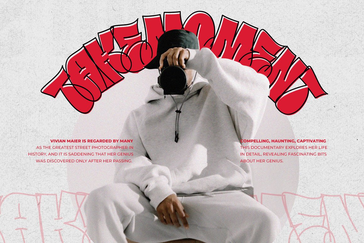 大胆现代艺术泡泡涂鸦复古抽象海报标题logo徽标手写气泡英文字体 Beardvans – Modern Bubble / Balloon Graffiti Font 设计素材 sucaiwan.com