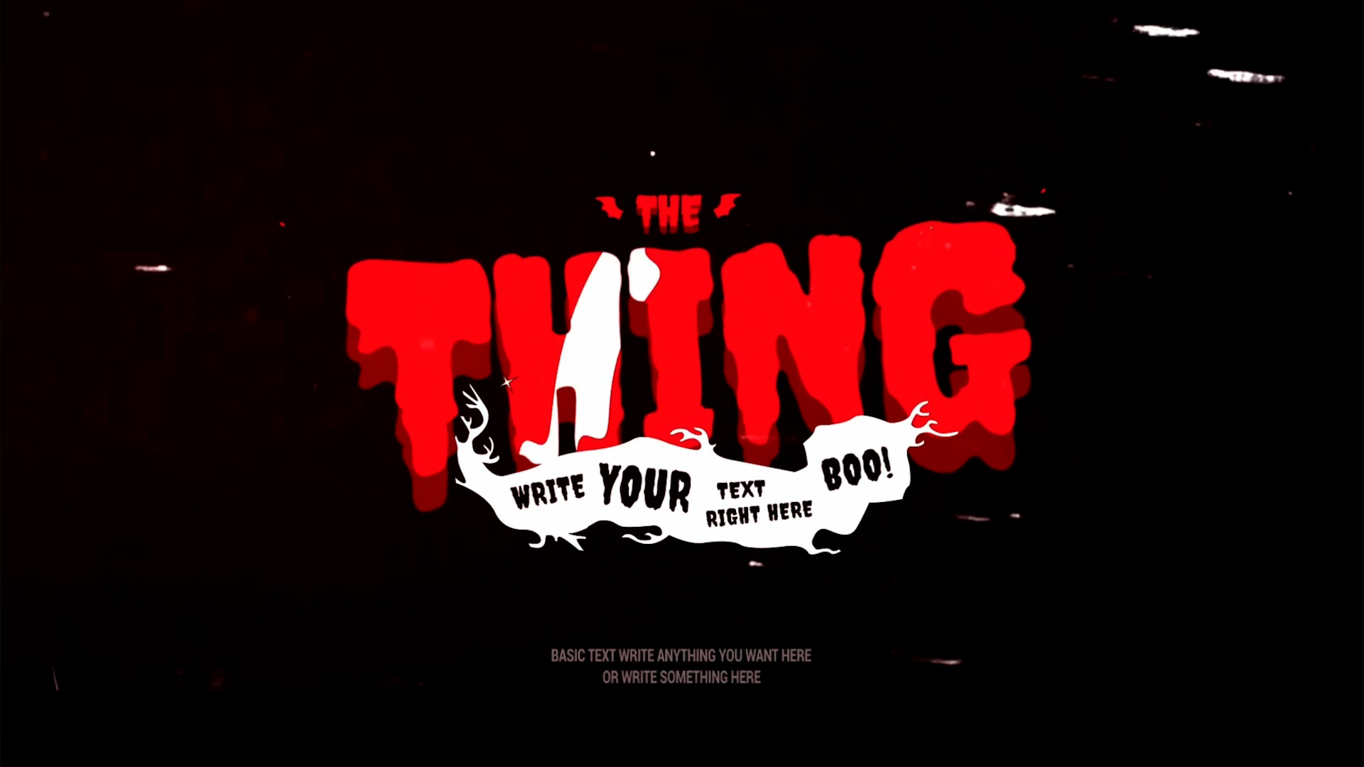 Halloween Titles 万圣节主题电影标题文本动画 插件预设 sucaiwan.com