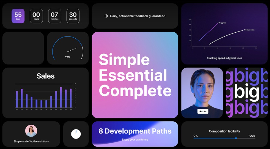 MotionVFX – mKeynote Apple风格背景动画动态标题信息图表LOGO动画主题演讲海报排版FCPX插件 插件预设 第3张-素材湾丨精选海外优质设计素材资源 MotionVFX – mKeynote Apple风格背景动画动态标题信息图表LOGO动画主题演讲海报排版FCPX插件 插件预设 sucaiwan.com