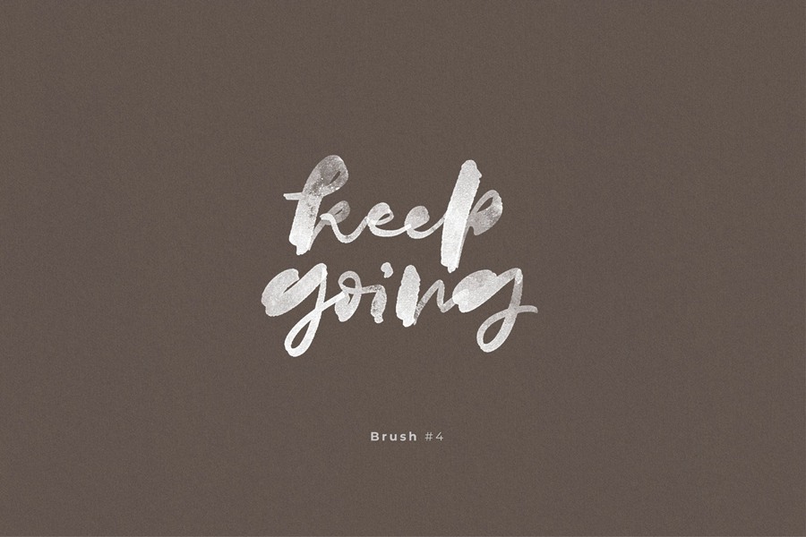 一套墨水飞溅刻字Procreate笔刷粗糙墨水纹理飞溅 Ink Lettering Brushes for ProCreate 笔刷资源 sucaiwan.com