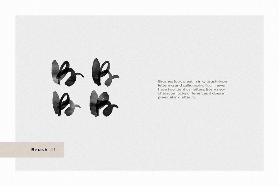 一套墨水飞溅刻字Procreate笔刷粗糙墨水纹理飞溅 Ink Lettering Brushes for ProCreate 笔刷资源 sucaiwan.com