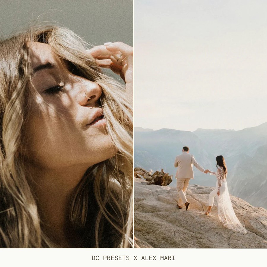 乳白色调杂志婚礼人像摄影LR调色预设 Dawn Charles x Alex Mari - The Editorial Pack , sucaiwan.com