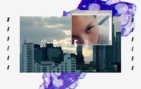 FCPX插件：90年代街头嘻哈风格动态失真故障窗口动态标题排版包 Modern Glitch Promo
