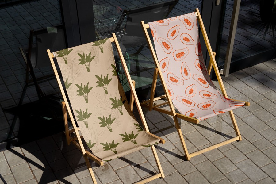 热带植物海报艺术氛围、女性气质、海洋生物、水果拼贴、纺织包装海报印刷矢量精品图形元素Tropical Retrospective Poster 图片素材 sucaiwan.com