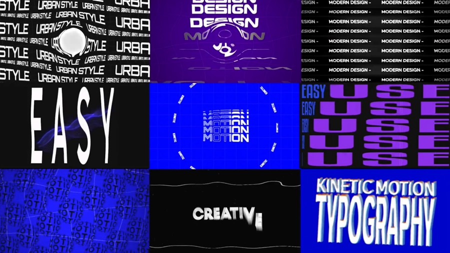 FCPX插件：4K 时尚酷炫迷幻扭曲拉伸旋转变形动态3D文本动画排版 Kinetic Typography 横屏+手机竖屏 插件预设 sucaiwan.com