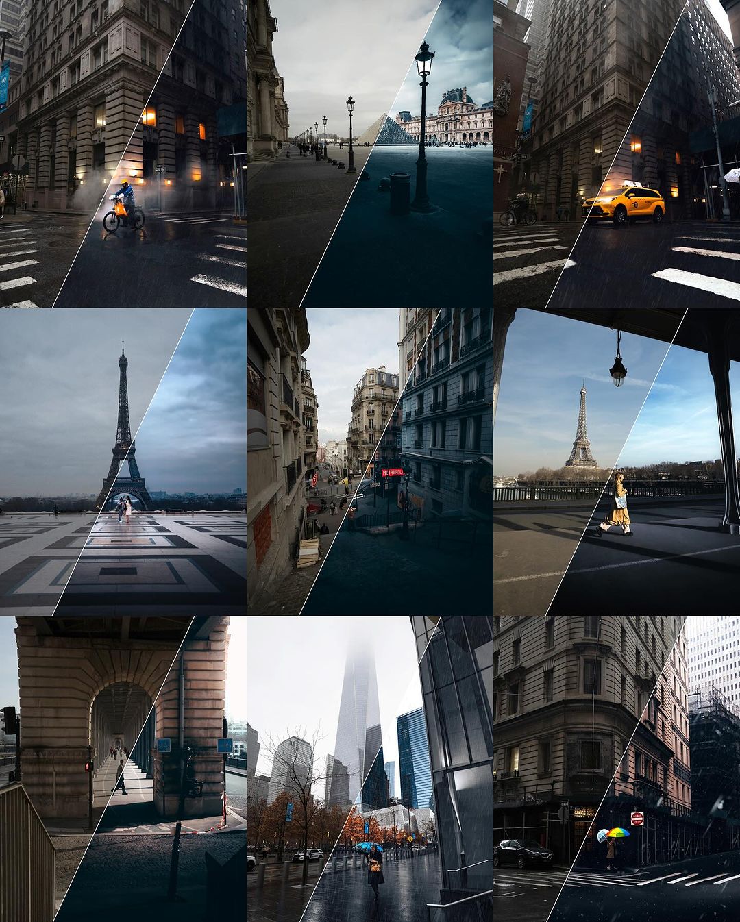 50个都市街拍扫街风光大片雨天夜间摄影电影感氛围效果 Lightroom预设 Film Look Lightroom Presets 插件预设 sucaiwan.com