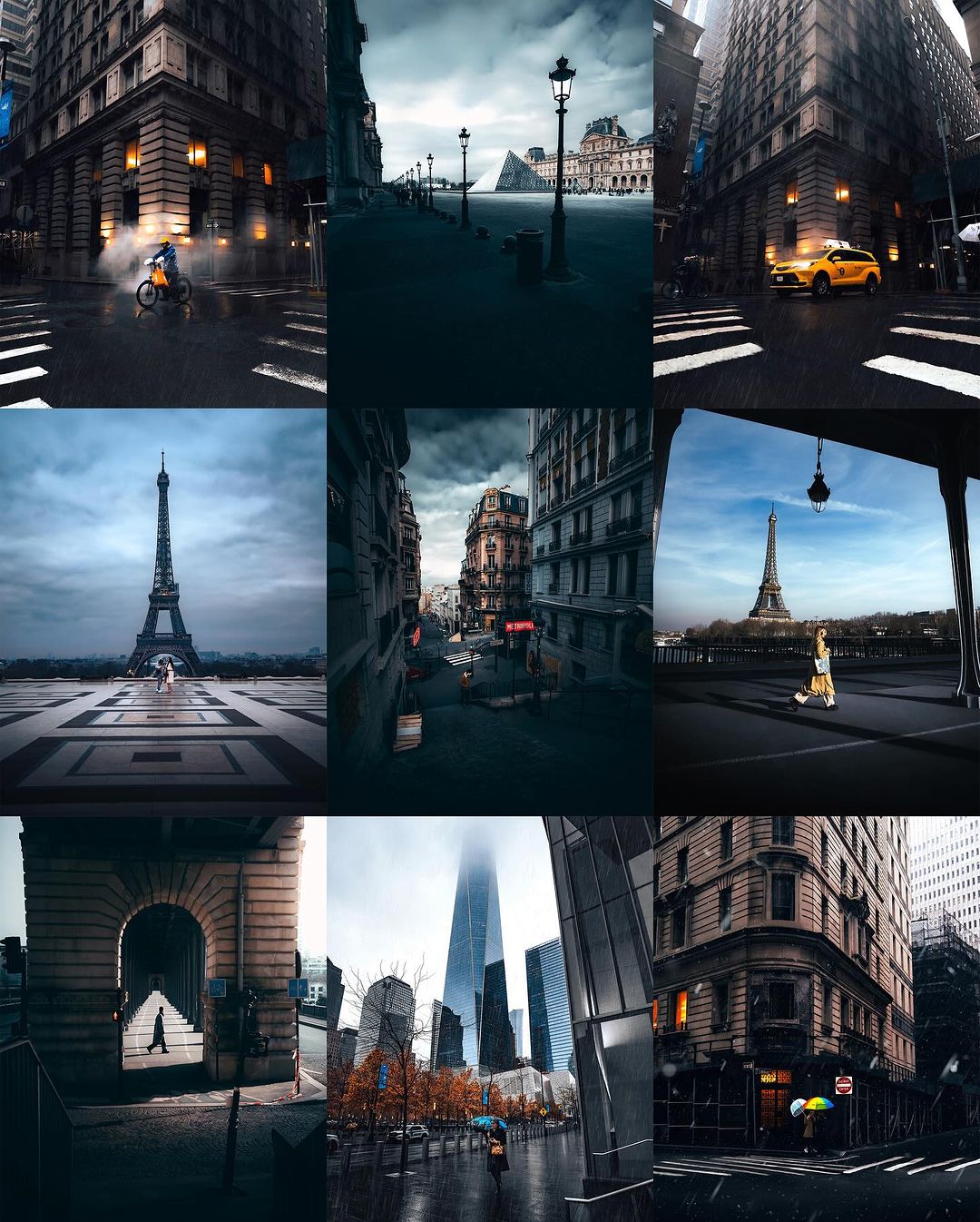 50个都市街拍扫街风光大片雨天夜间摄影电影感氛围效果 Lightroom预设 Film Look Lightroom Presets 插件预设 sucaiwan.com