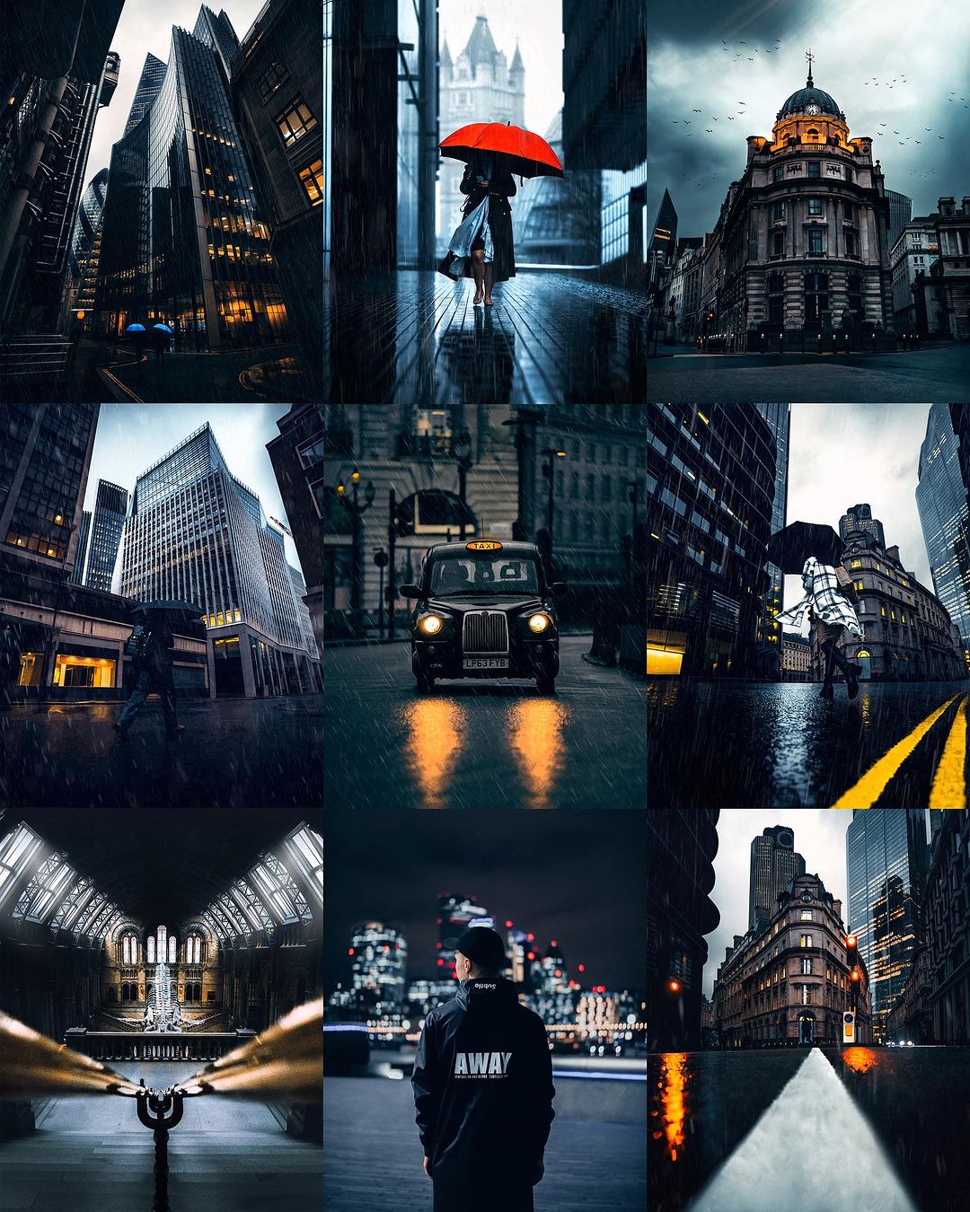 50个都市街拍扫街风光大片雨天夜间摄影电影感氛围效果 Lightroom预设 Film Look Lightroom Presets 插件预设 sucaiwan.com