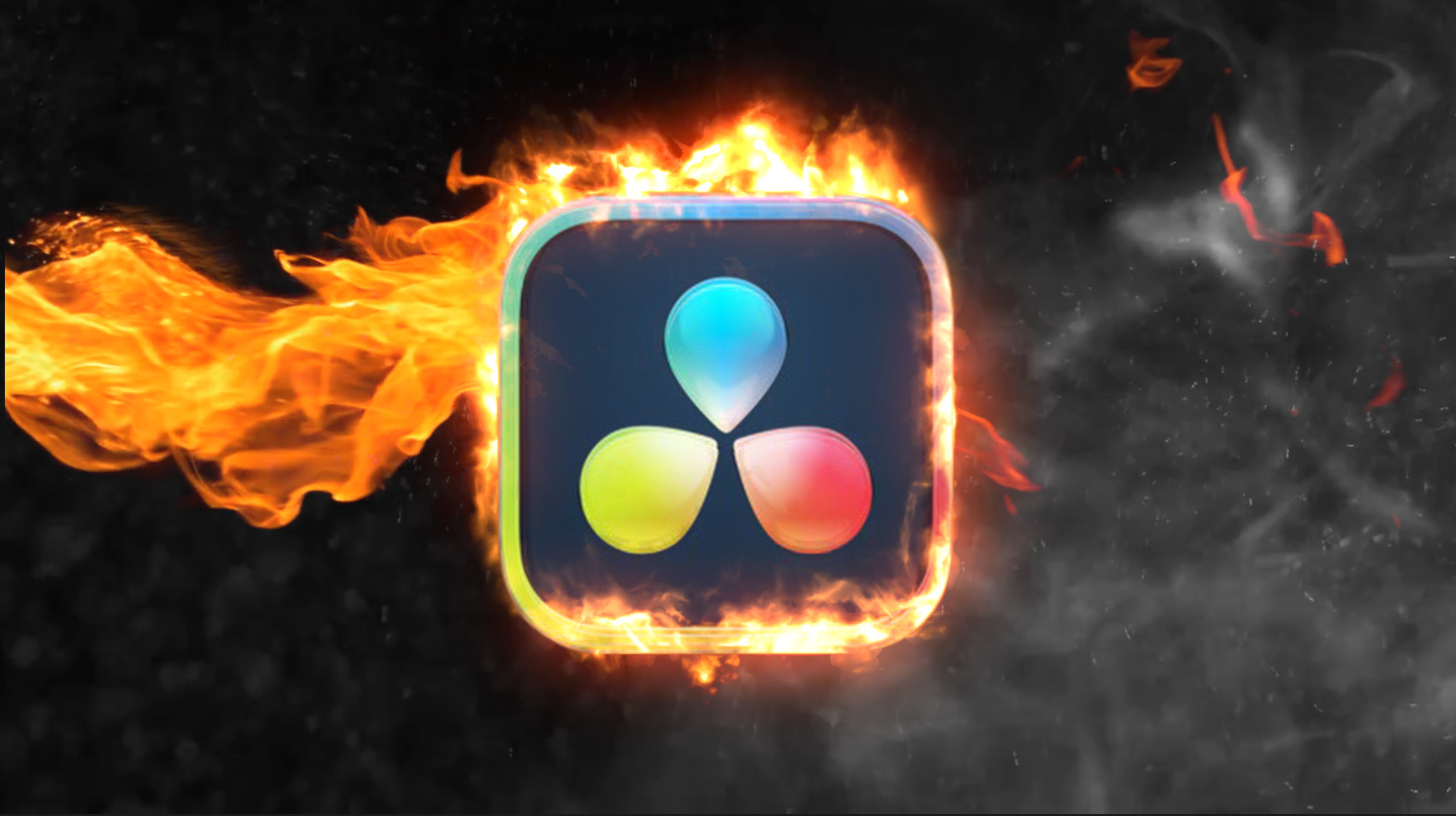 达芬奇预设：令人惊叹的视频或照片LOGO火焰燃烧酷炫烧伤效果 4K Fire Burn Effect 插件预设 sucaiwan.com