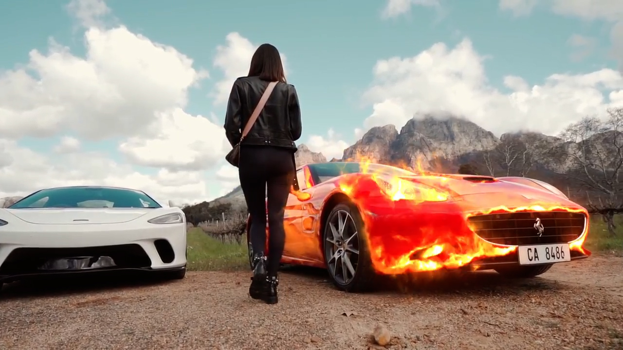 达芬奇预设：令人惊叹的视频或照片LOGO火焰燃烧酷炫烧伤效果 4K Fire Burn Effect 插件预设 sucaiwan.com