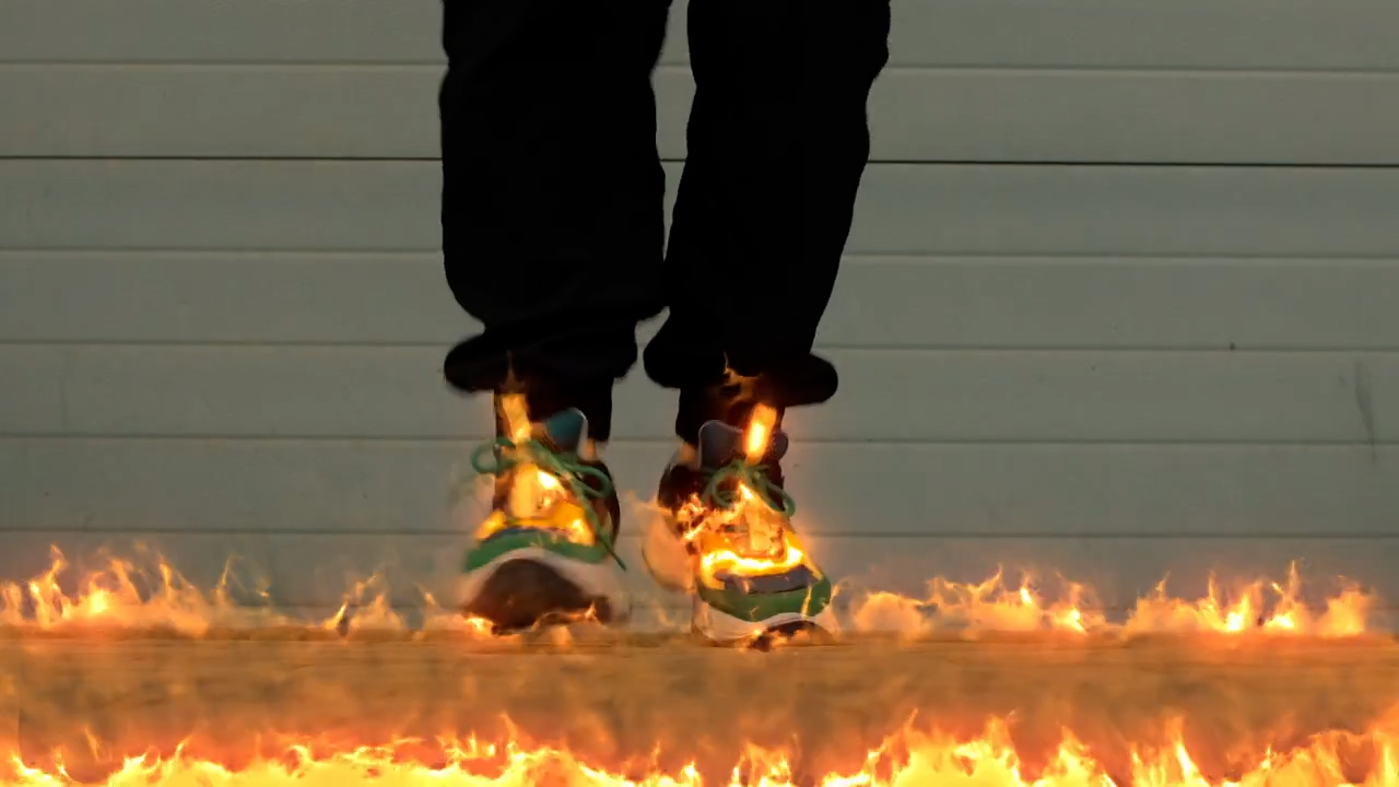 达芬奇预设：令人惊叹的视频或照片LOGO火焰燃烧酷炫烧伤效果 4K Fire Burn Effect 插件预设 sucaiwan.com