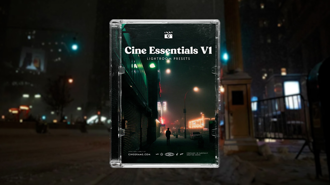 Cinegrams 10个精心打造复古外观捕捉电影胶片风格蓝调粉调红调美好的旧时光LR预设 Cine Essentials V1 Lightroom Presets 插件预设 sucaiwan.com