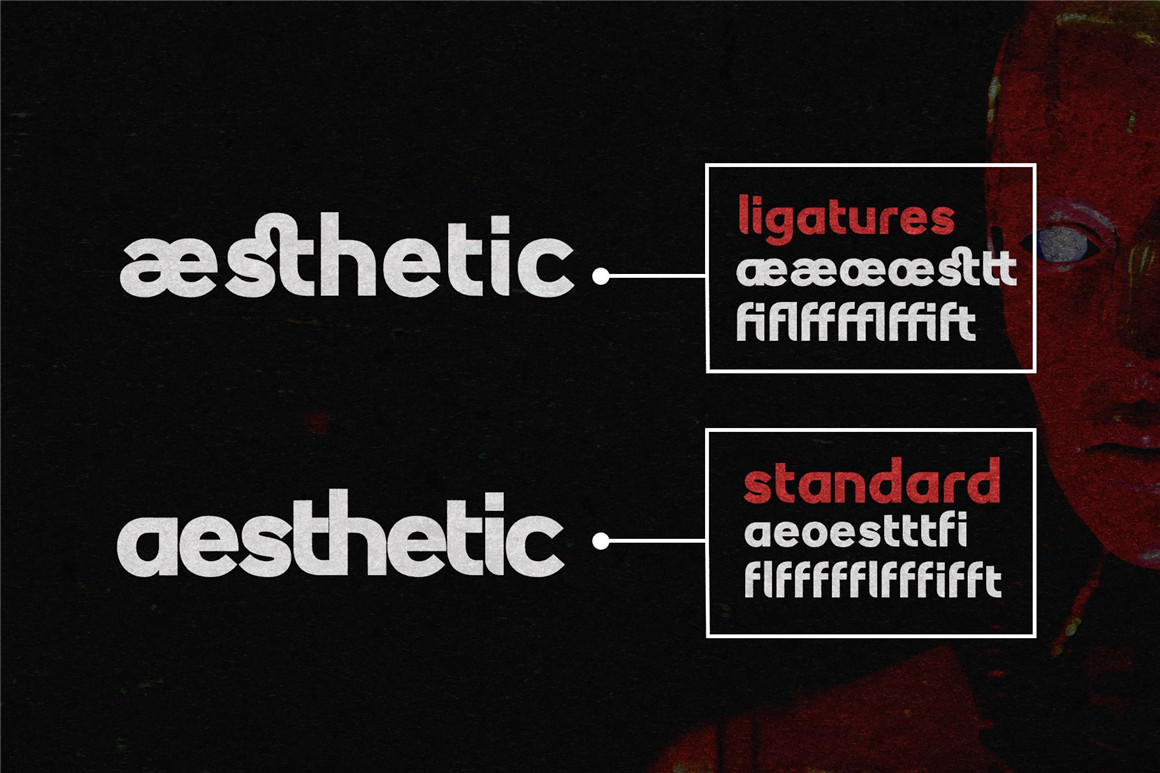 Hinter 复古做旧圆角无衬线油墨渗透打印效果几何英文字体 Rounded Geometric Font 设计素材 第8张-素材湾丨精选海外优质设计素材资源 Hinter 复古做旧圆角无衬线油墨渗透打印效果几何英文字体 Rounded Geometric Font 设计素材 sucaiwan.com