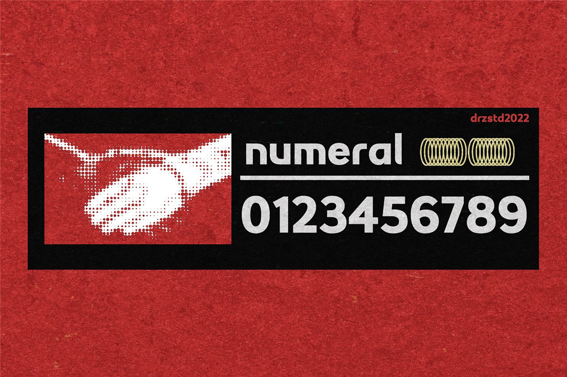 Hinter 复古做旧圆角无衬线油墨渗透打印效果几何英文字体 Rounded Geometric Font 设计素材 第9张-素材湾丨精选海外优质设计素材资源 Hinter 复古做旧圆角无衬线油墨渗透打印效果几何英文字体 Rounded Geometric Font 设计素材 sucaiwan.com