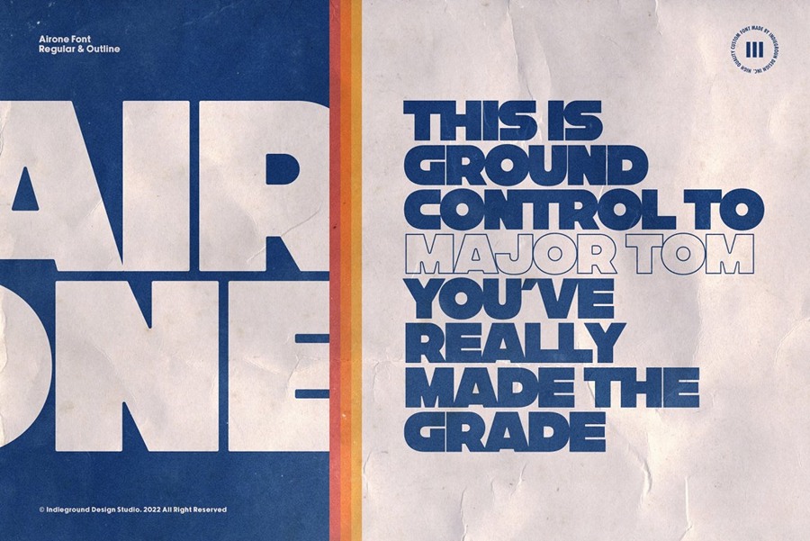 INDIEGROUND 现代活力艺术超粗体厚重标题排版海报封面英文标题 AIRONE FONT 设计素材 第4张-素材湾丨精选海外优质设计素材资源 INDIEGROUND 现代活力艺术超粗体厚重标题排版海报封面英文标题 AIRONE FONT 设计素材 sucaiwan.com