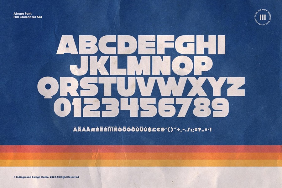INDIEGROUND 现代活力艺术超粗体厚重标题排版海报封面英文标题 AIRONE FONT 设计素材 第7张-素材湾丨精选海外优质设计素材资源 INDIEGROUND 现代活力艺术超粗体厚重标题排版海报封面英文标题 AIRONE FONT 设计素材 sucaiwan.com